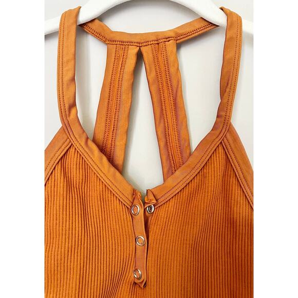 Free People Movement Free Throw Henley in Toasted Coconut Size M - Picture 6 of 7